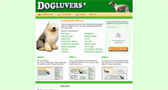 Desktop Screenshot of dogluvers.com